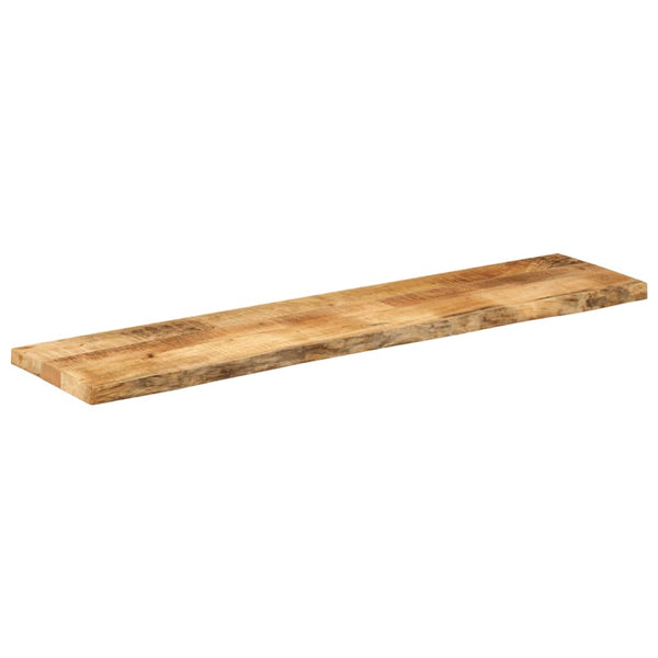 Bordplate 160x40x3,8 cm naturlig kant grovt heltre mangotre