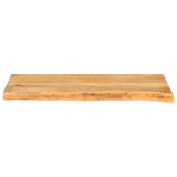 Bordplate med naturlig kant 70x20x2,5 cm heltre mango