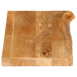 Bordplate med naturlig kant 70x20x2,5 cm heltre mango