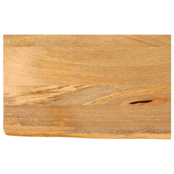 Bordplate med naturlig kant 60x30x2,5 cm heltre mango