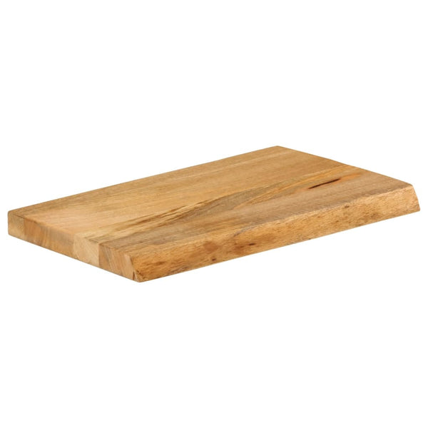 Bordplate med naturlig kant 60x30x2,5 cm heltre mango