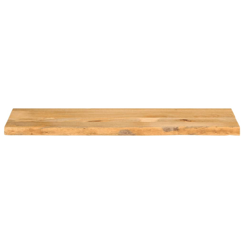 Bordplate med naturlig kant 100x30x2,5 cm heltre mango