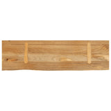 Bordplate med naturlig kant 100x30x2,5 cm heltre mango