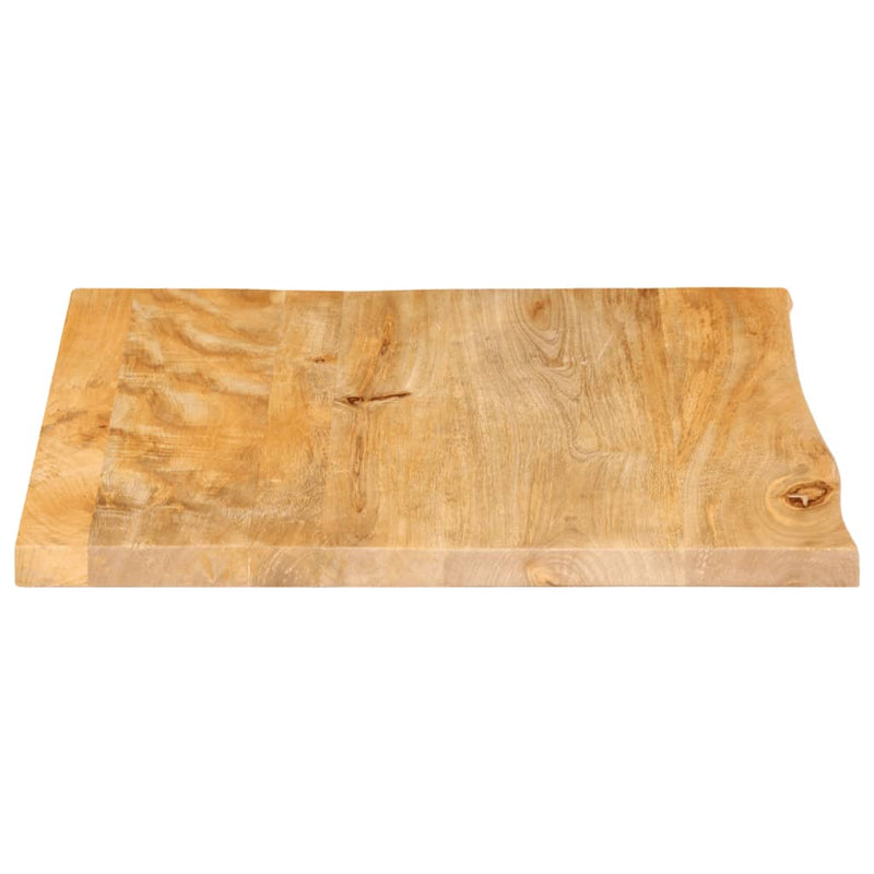 Bordplate naturlig kant 180x30x2,5 cm heltre mango