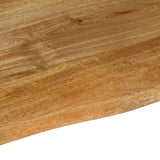 Bordplate naturlig kant 180x30x2,5 cm heltre mango