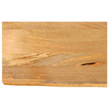 Bordplate 50x40x2,5 cm naturlig kant heltre mango