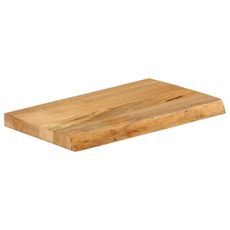 Bordplate naturlig kant 50x20x3,8 cm heltre mango