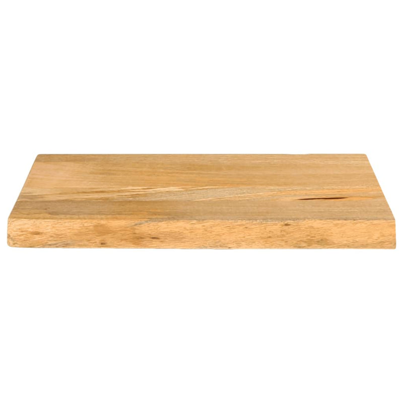 Bordplate naturlig kant 50x20x3,8 cm heltre mango