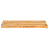 Bordplate naturlig kant 70x30x3,8 cm heltre mango