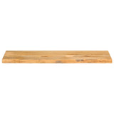 Bordplate naturlig kant 110x30x3,8 cm heltre mango