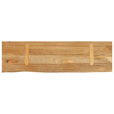 Bordplate naturlig kant 110x30x3,8 cm heltre mango