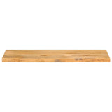 Bordplate naturlig kant 120x30x3,8 cm heltre mango