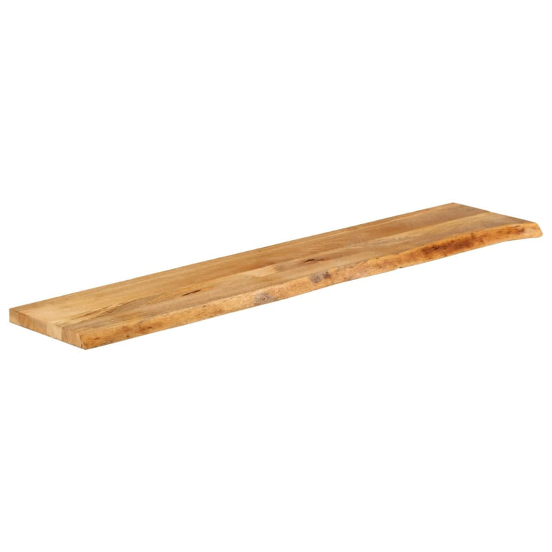 Bordplate naturlig kant 180x30x3,8 cm heltre mango