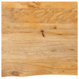 Bordplate naturlig kant 40x40x3,8 cm heltre mango