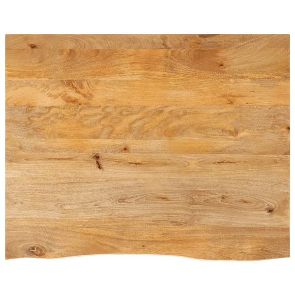 Bordplate naturlig kant 110x80x3,8 cm heltre mango