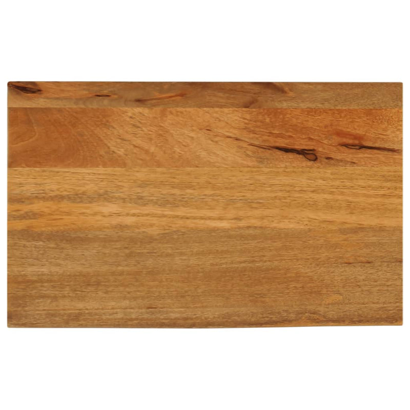 Bordplate med naturlig kant 50x20x2,5 cm heltre mango