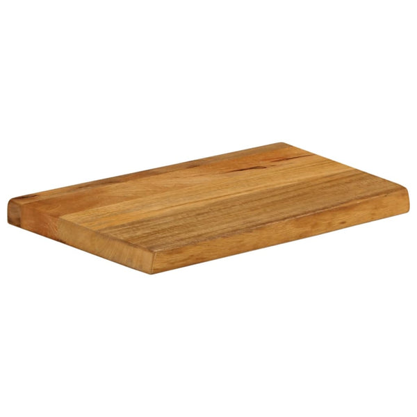 Bordplate med naturlig kant 50x20x2,5 cm heltre mango