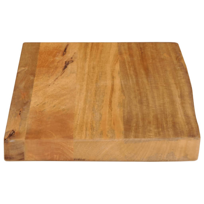 Bordplate med naturlig kant 50x20x2,5 cm heltre mango