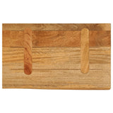 Bordplate med naturlig kant 50x20x2,5 cm heltre mango