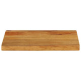 Bordplate med naturlig kant 60x20x2,5 cm heltre mango