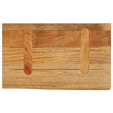 Bordplate med naturlig kant 60x20x2,5 cm heltre mango