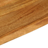 Bordplate med naturlig kant 60x20x2,5 cm heltre mango