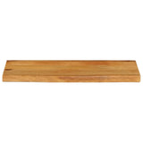 Bordplate med naturlig kant 70x20x2,5 cm heltre mango