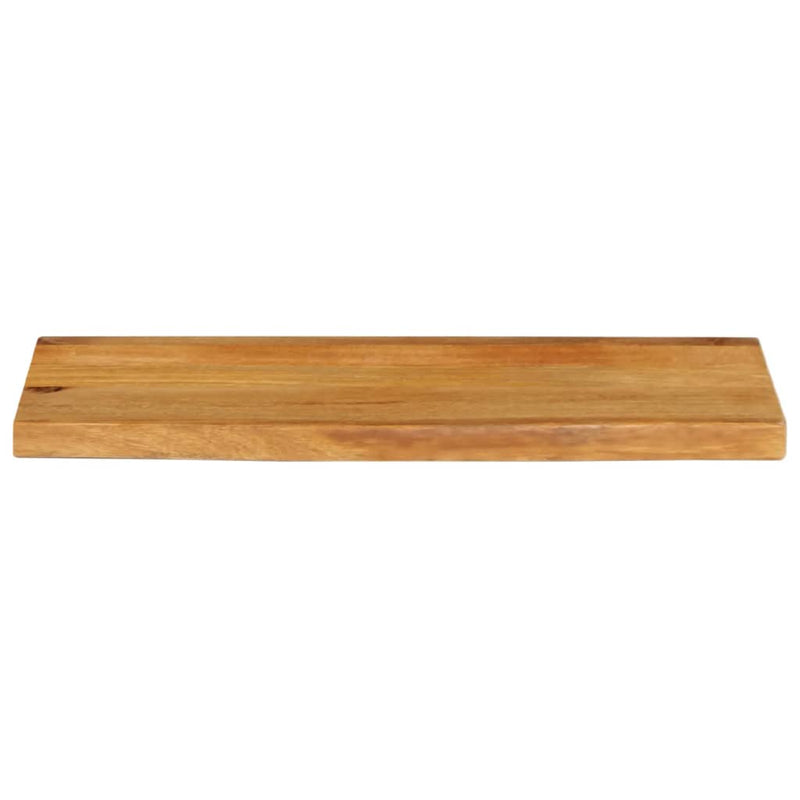 Bordplate med naturlig kant 70x20x2,5 cm heltre mango