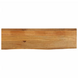 Bordplate med naturlig kant 110x20x2,5 cm heltre mango