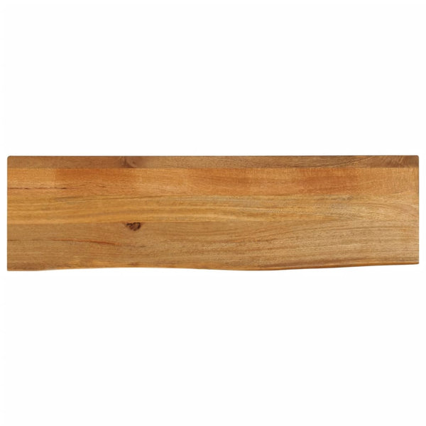 Bordplate med naturlig kant 110x20x2,5 cm heltre mango