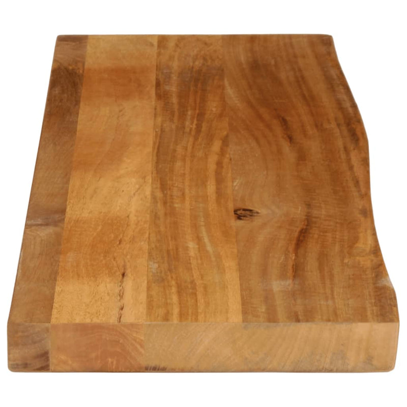 Bordplate med naturlig kant 110x20x2,5 cm heltre mango