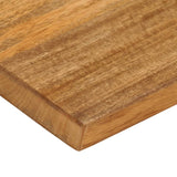 Bordplate med naturlig kant 110x20x2,5 cm heltre mango