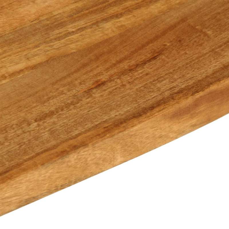 Bordplate med naturlig kant 110x20x2,5 cm heltre mango