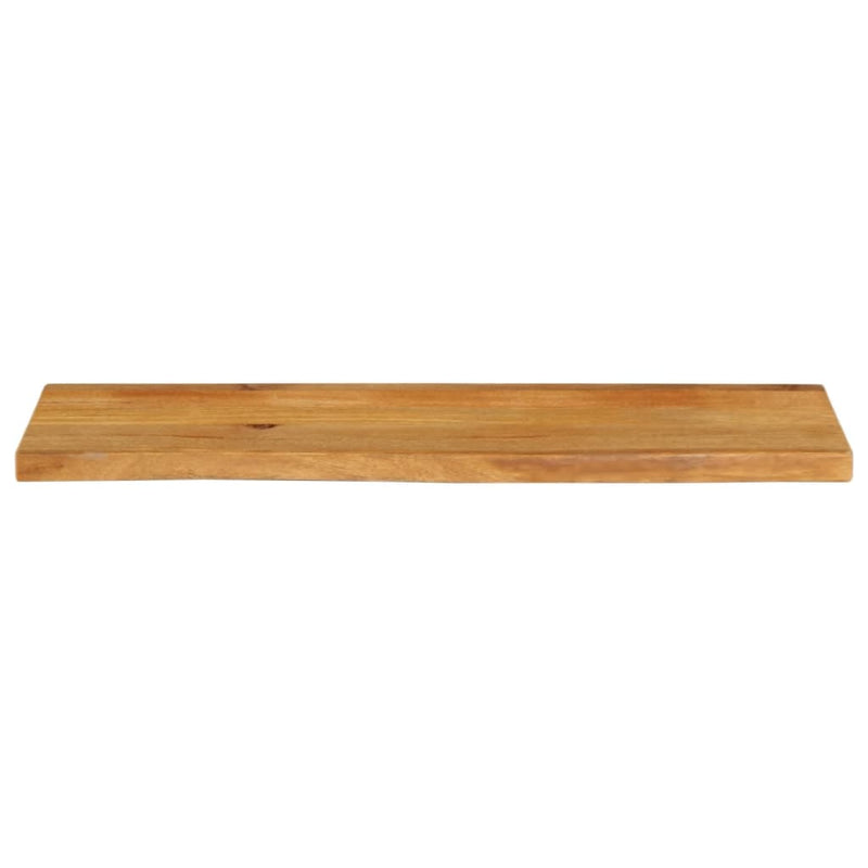 Bordplate med naturlig kant 120x20x2,5 cm heltre mango