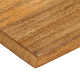 Bordplate med naturlig kant 180x20x2,5 cm heltre mango