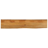 Bordplate med naturlig kant 140x30x2,5 cm heltre mango