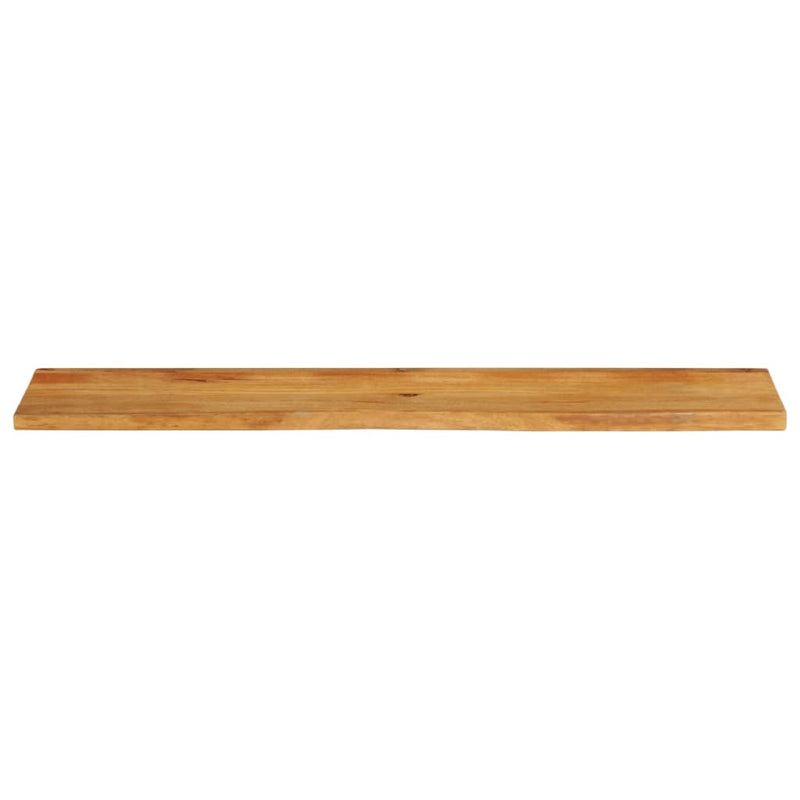 Bordplate med naturlig kant 140x30x2,5 cm heltre mango