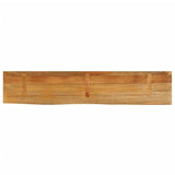 Bordplate med naturlig kant 140x30x2,5 cm heltre mango