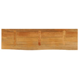 Bordplate 100x40x2,5 cm naturlig kant heltre mango