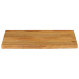 Bordplate 70x60x2,5 cm naturlig kant heltre mango