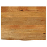 Bordplate 90x60x2,5 cm naturlig kant heltre mango