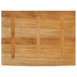 Bordplate 90x60x2,5 cm naturlig kant heltre mango