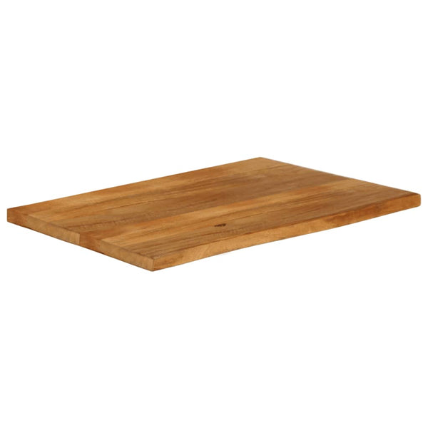 Bordplate 120x60x2,5 cm naturlig kant heltre mango