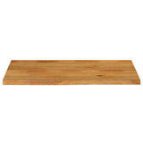 Bordplate 120x60x2,5 cm naturlig kant heltre mango