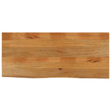 Bordplate 140x60x2,5 cm naturlig kant heltre mango