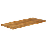 Bordplate 140x60x2,5 cm naturlig kant heltre mango