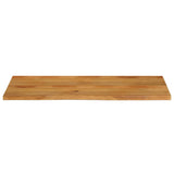 Bordplate 140x60x2,5 cm naturlig kant heltre mango