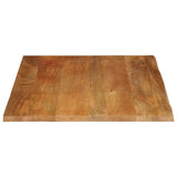 Bordplate 90x80x2,5 cm naturlig kant heltre mango