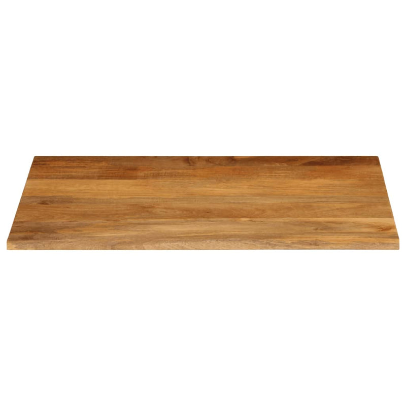 Bordplate 110x80x2,5 cm naturlig kant heltre mango