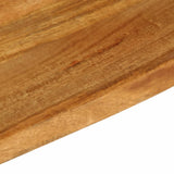 Bordplate naturlig kant 140x30x3,8 cm heltre mango